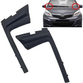 Peintu يمين ويسار ممسحة الزجاج الأمامي غطاء القلنسوة لوحة الكسوة متوافقة مع Toyota Yaris CE LE SE Hatchback 2012 2013 2014 استبدال 53867-52090 53866-52090