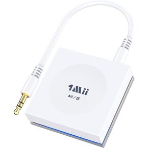 1Mii Transmitter Receiver for TV Home Stereo Bluetooth 5.2, Touch Control Audio Adapter with AptX Adaptive/Low Latency/HD Audio Dual Connection for Airplane Headphone PC MP4 Old Speaker Soundbar Auto