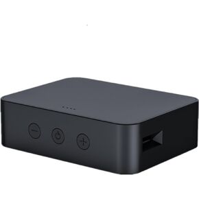 Optical Bluetooth 5.0 Transmitter Receiver for TV to Headphones with Volume Control, Low Latency Wireless Audio Adapter Support AUX/Coaxial/Optical Audio Inputs for TV/PC/Airplane, No Battery