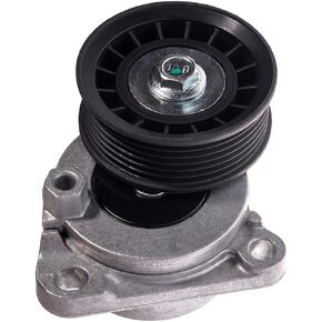 KEYOOG 38452 Drive Belt Tensioner Assembly (For 2.0L/2.3L/2.5L-No Hybrid) Fit For 05-12 Ford Escape [03-11 Focus ] 10-13 Transit Connect /03-07 Mazda 6/06-11 Mercury Mariner (OE# 89372 6E5Z6A228B)