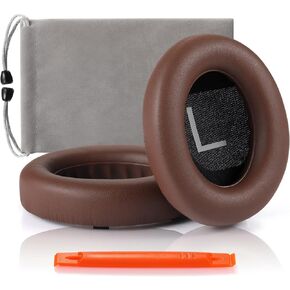 Replacement Ear Pads Cushions, Earpads Cover for Bose 700 Noise Cancelling NC700 Over Ear Headphones (Brown Leopard Print)