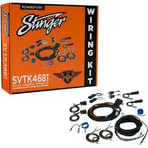 STINGER Harley-Davidson Touring Motorcycles (1998-Present) 2/4 Channel Universal Amplifier Wiring Kit, Direct Fit Wiring, Harley Davidson Road Glide & Street Glide, (SVTK4681) in Saudi Arabia