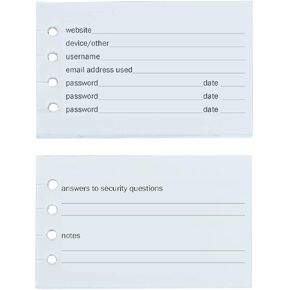 Meadowsweet Kitchens Address Book Refill Pages for Tracking Contact Details, 60 Entry Pages - Size 2 1/2" x 4.25" in Kuwait