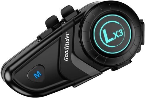 LX3 Motorcycle Bluetooth Headset,Sking Earphone,CVC Noise Cancellation Stereo Music Automatic answering,100 Hours Playing time High Sound Ultra-Thin Motorcycle Helmet Bluetooth in Saudi Arabia