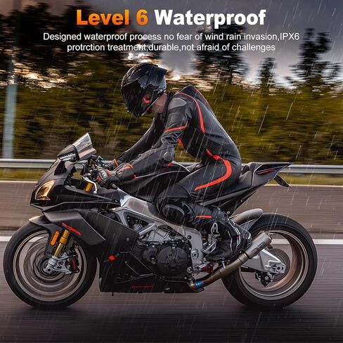 LX3 Motorcycle Bluetooth Headset,Sking Earphone,CVC Noise Cancellation Stereo Music Automatic answering,100 Hours Playing time High Sound Ultra-Thin Motorcycle Helmet Bluetooth in Saudi Arabia
