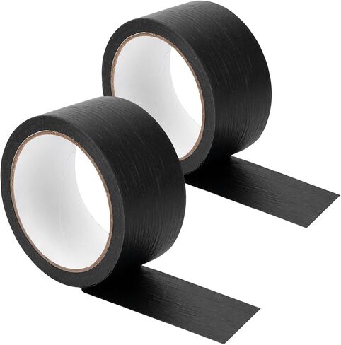 2 قطعة شريط ربط الكتاب 2 بوصة شريط إصلاح الكتاب الأسود شريط القماش شريط واسع للكتاب شريط العمود الفقري للكتب واللوازم اليومية والملفات in Kuwait