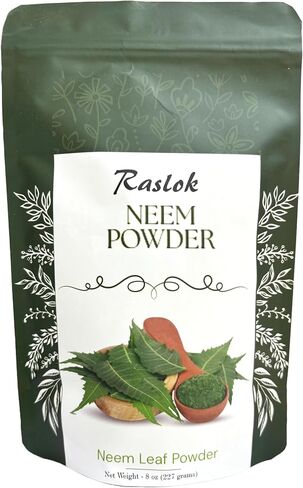 Neem Powder |100% Pure and Natural Neem Powder | Very Bitter Neem Supplement for Skin,Hair and Detox (3.52 oz) in Saudi Arabia
