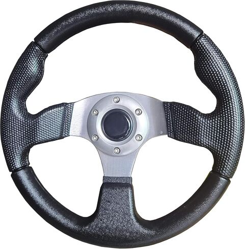 Dr.Acces Golf Cart Steering Wheel or Steering Wheel Adapter for Most Golf Carts Use EZGO Club Car Yamaha (13inches) in Saudi Arabia