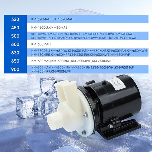 APTA92P10WD1 Ice Maker Machine Pump Motor Assembly Fits for Hoshizaki Ice Machine | Fits for Model KM-450 Thru KM-900 KML-600MAH URC-12F 120V 10W 0.4 Amp in Saudi Arabia
