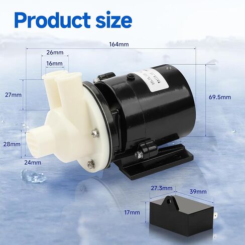 APTA92P10WD1 Ice Maker Machine Pump Motor Assembly Fits for Hoshizaki Ice Machine | Fits for Model KM-450 Thru KM-900 KML-600MAH URC-12F 120V 10W 0.4 Amp in Saudi Arabia