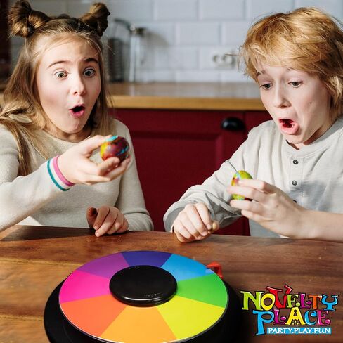 Novelty Place 10 Inch Tabletop Spinning Prize Wheel - Double Sided 8/16 Slot Spinner Card, Dry Erase Marker, Ideal for Family Gatherings, Fortune Games, Carnivals, Trade Show, and Promotional Events in Saudi Arabia