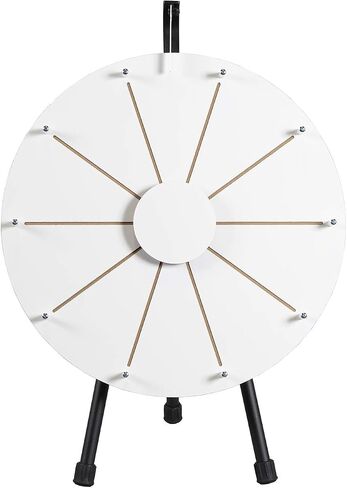 Wheel Spinning Wheel for Prizes - Spin The Wheel Game for Trade Shows, Corporate Functions, Fundraisers and Promotional Campaigns (Dry Erase, 21 Inch) (Chalkboard, 14 in) in Saudi Arabia