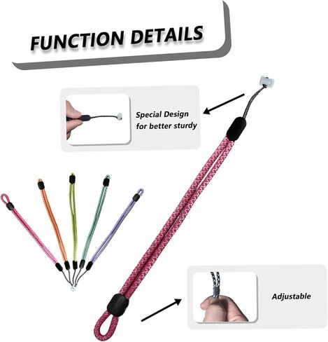 أغطية معصم بديلة محسنة لجهاز التحكم Oculus Quest 2 Gen، أشرطة يد عاكسة مع سدادة سوداء من الراتنج، حبال معصم بديلة قابلة للتعديل لوحدة تحكم Oculus (أرجواني) in Kuwait