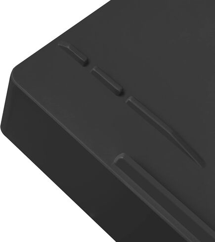 Acrimet Stackable Letter Tray 4 Tier Side Load Plastic Desktop File Organizer (Black Color) in Saudi Arabia