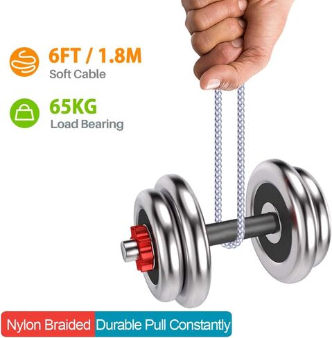 كابل USB C إلى USB C بطول 6 أقدام 60 وات 3 حزم، سلك مزامنة بيانات شحن سريع من النوع C من النايلون المضفر لهاتف iPhone 15/15 Pro/15 Pro Max، iPad Pro12.9/11، Mini 6، iPad Air 4/5، Samsung S22/21 , نوت 20 , هاتف أندرويد in Kuwait