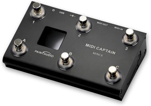 جهاز تحكم Paint Audio MIDI Captain MINI 6 أقدام، متعدد التأثيرات، لوحات المفاتيح، مركب USB-MIDI DAW DSP، برنامج USB-HID يدعم التبديل متعدد الحالات لركوب الدراجات (MIDI Captain MINI 6) in Kuwait