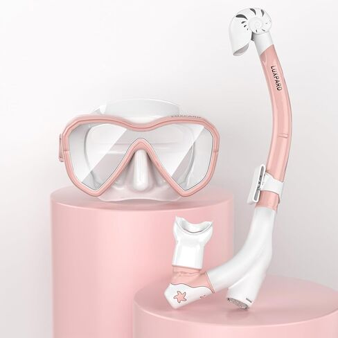 مجموعة الغطس للأطفال، معدات الغطس للأطفال، قناع الغطس ذو الرؤية البانورامية المضادة للضباب وأنبوب الغطس الجاف المضاد للتسرب، تتضمن حقيبة أدوات الغطس in Kuwait