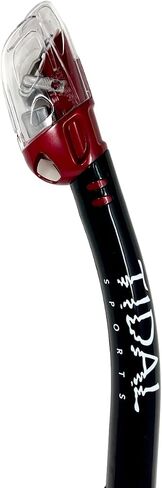 Pro Shot Tidal Dry Snorkel, Lightweight, Easy Breathing, for Snorkelling, Scuba Diving, and Swimming, Comfortable Mouthpiece with Dry Technology in Saudi Arabia