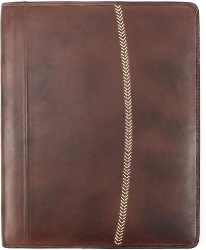 Rawlings Leather Baseball Stitch Padfolio, Black in Saudi Arabia