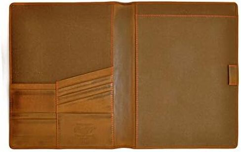 Rawlings Leather Baseball Stitch Padfolio, Black in Kuwait