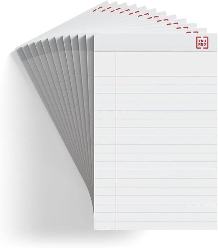Sustainable Earth 886428 Notepads 5-Inch X 8-Inch Wide White 50 Sheets/Pad 12 Pads/Pk (19938) in Saudi Arabia