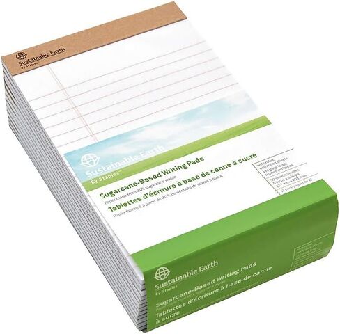 Sustainable Earth 886428 Notepads 5-Inch X 8-Inch Wide White 50 Sheets/Pad 12 Pads/Pk (19938) in Saudi Arabia