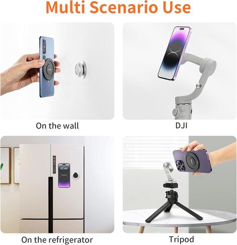 مشبك هاتف بحامل حلقي مغناطيسي لـ DJI، متوافق مع محول Magsafe DJI OM6 / OM 5 / OM 4 SE/OM 4 ومثبت DJI Osmo Gimbal، وملحقات DJI OM in Kuwait