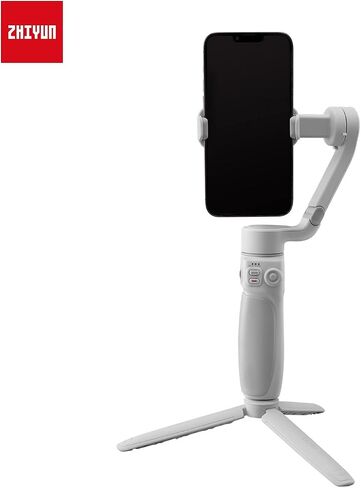 Zhiyun Smooth Q4 Gimbal Stabilizer for Smartphone iPhone Android Cellphone,3-Axis Phone Gimbal w/Built-in Extension Rod Selfie Stick,Megnetic Fill Light,Carrying Bag,Tripod,Zhi yun Smooth Q4 Combo in Saudi Arabia
