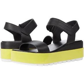Sorel Cameron™ Flatform Sandal Black/Bolt 5 B (M)
