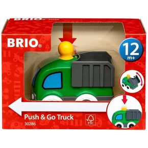 BRIO Push & Go Truck Push Along Vehicle - Educational Toddler Toy for Kids 12 Months Up (Children 1 Year Old)