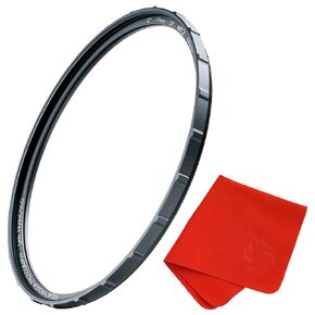 60mm X2 UV Filter for Camera Lenses - UV Protection Photography Filter with Lens Cloth - MRC8, Nanotec Coatings, Ultra-Slim, Traction Frame, Weather-Sealed by Breakthrough Photography