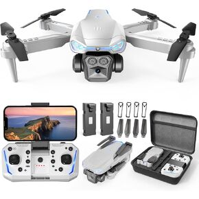 Drone with Camera for Kids & Adults, 1080P HD Mini FPV Drones with Altitude Hold, One-Key Take Off/Landing, Headless Mode, 360° Flips, Speed Adjustment, Toys Gifts for Boys Girls, Beginner