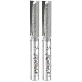 Amana Tool - 45210 Carbide Tipped Straight Plunge High Production 1/4 Dia x 1" 4 S (Pack of 2)