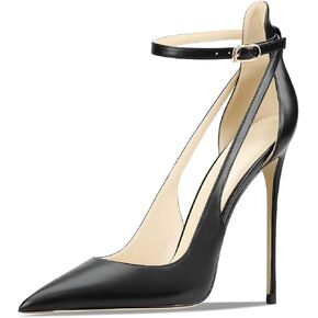 Women's Pointed-Toe Bag-Toe Strappy High-Heeled Shoes Sexy Stiletto Pumps