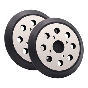 5" Orbital Sander Replacement Pads, 5 Inch 8 Hole Hook and Loop Metal Sander Pad for Craftsman 315, Milwaukee 6034-21,6021-21, Ryobi RS290, RS280 Random Orbit Sanders(2 Pack)