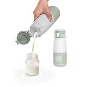 Portable Milk Warmer for Baby,Travel Bottle Warmer for Baby Breastmilk, Baby Formula On The Go, Fast Warming & Precise Temp Control, USB Rechargeable Bottle Warmer for Travel, Car, Outdoors,12OZ