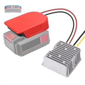 DC 18V to 12V Step Down Converter for Bauer 20V Battery Adapter for Power Wheel Converter Inverter Buck Boost Voltage Regulator for Golf Rc Car Truck Light (15A 180W)