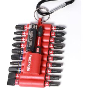 Impact Hex Screwdriver Bits Set,22 Pcs Magnetic Metric S2 Steel Multi Insert Power Bit Tips with Organizer Sleeve and Storage Strip