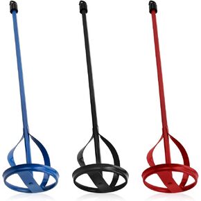 3 PCS Paint Mixer For Drill Fits All Standard Drill Bits, Hex Head Non-slip, Easy to Clean, Paint and Plaster Mixers Stirrer Tools