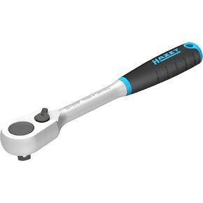 HAZET HiPer fine-tooth reversible ratchet 8816HP I 3/8 inch square drive, small operating angle (4 degrees), extremely durable, chrome-plated I For use in the tightest of spaces