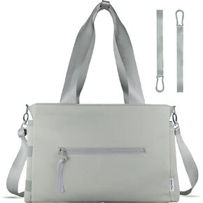 Diaper Bag Tote, Neoprene 100% Waterproof, Shoulder Strap and Clips, Large Mommy Bag, Maternity Travel Baby Bag