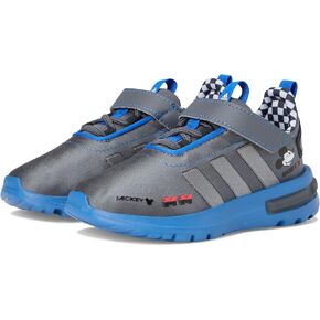 adidas Kids Mickey Mouse Racer TR 23 Elastic Lace Sportswear Shoes (Toddler) Sneaker, Grey/Iron Metallic/Grey, 7 US Unisex