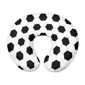 Jeiento Soccer Print Nursing Pillow Covers Newborn U-Shaped Breastfeeding Pillowcase Cushion Cover for Nursing Pillow and Positioner Snug Cover Only