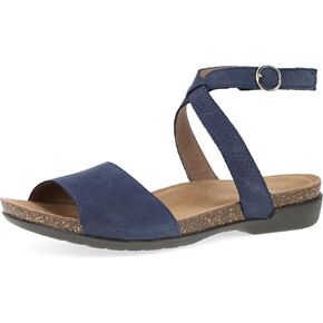 Dansko Rafferty Sandal for Women – Memory Foam and Cork Footbed for Comfort and Arch Support – Lightweight Rubber Outsole for Long-Lasting Wear