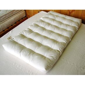 Holy Lamb Wool Bassinet Mattress Pad, Plush, White, 12.9" x 12.2"