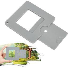 2pcs View Finder with Sliding Mechanism Color Isolation View Finder Gray Scale Value Finder View Catcher Composition Tool for Artists Painting Drawing Photography Sketching