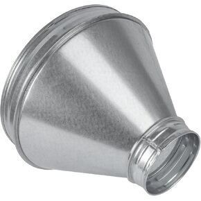 10" to 4" Inch Round Duct Reducer - Galvanized Steel Pipe Increaser - Coupling for Round Duct Ventilation Systems - Heating & Cooling, HVAC