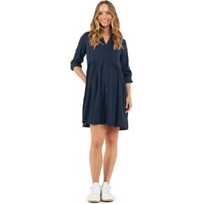 Ripe Demi Tencel Dress Navy