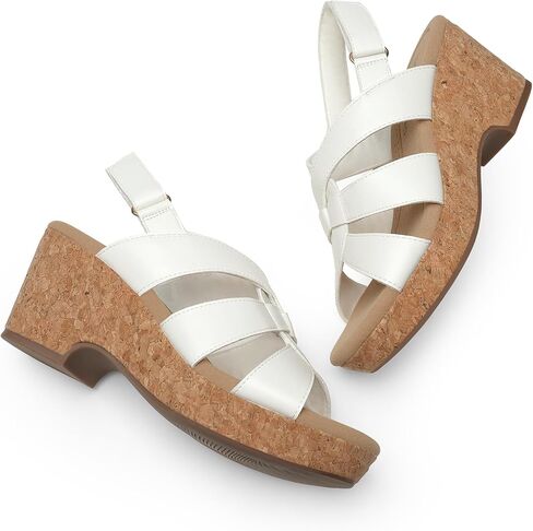 DREAM PAIRS Women's Wedge Sandals Comfortable Open Toe Platform Casual Dressy Cork Summer Dress Shoes in Saudi Arabia