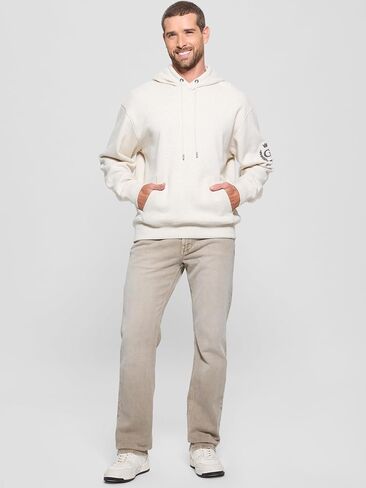 هودي بشعار Eco Chenille للرجال من GUESS in Kuwait